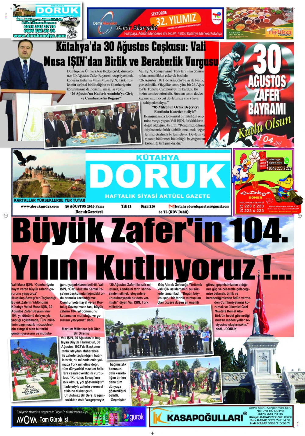 30 Ağustos 2026 Zafer Bayramımız Kutlu Olsun