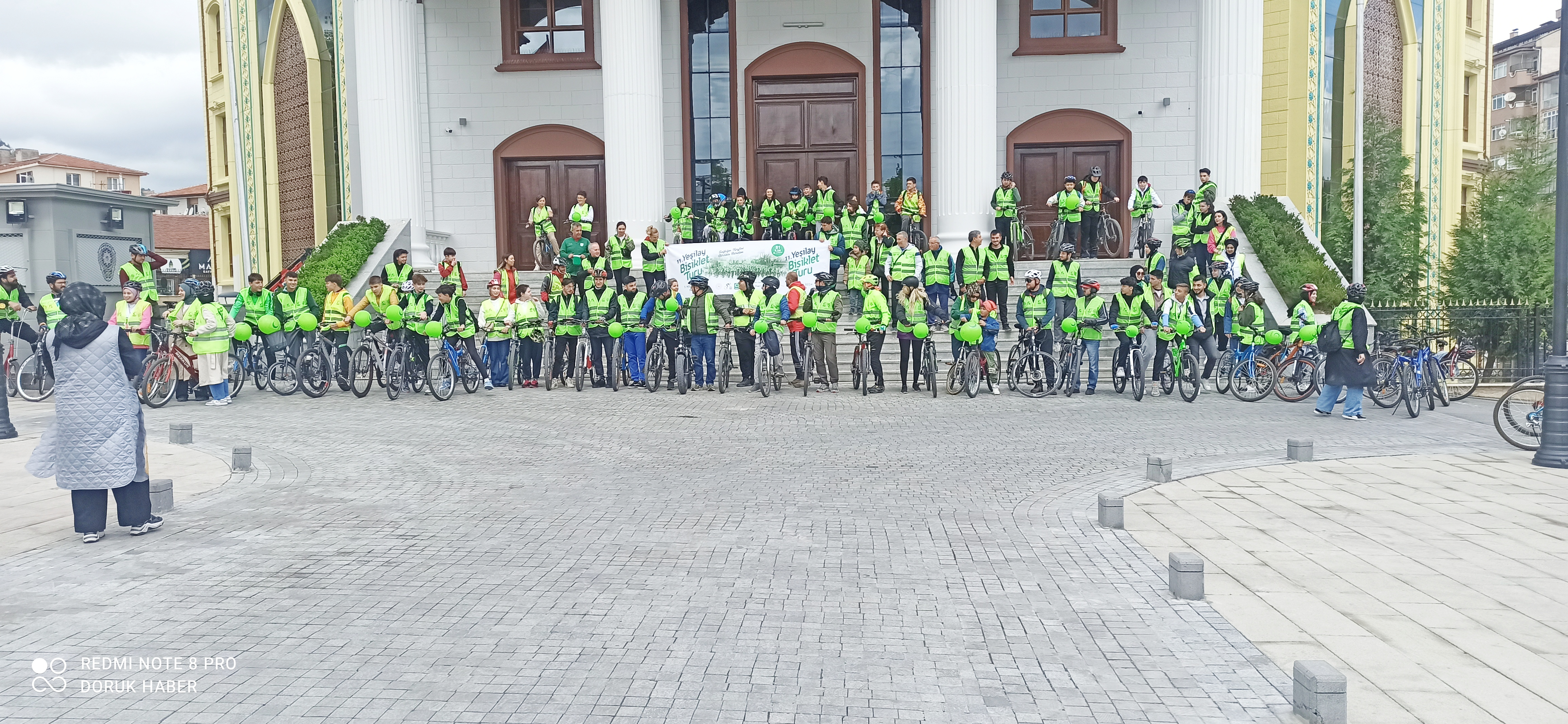 11. YEŞİLAY BİSİKLET TURU 150 KATILIMCI İLE GERÇEKLEŞTİ