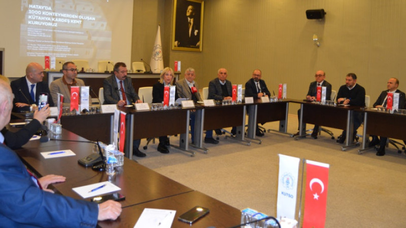 Hatay’a Kütahya Konteyner Kent Kampanyası