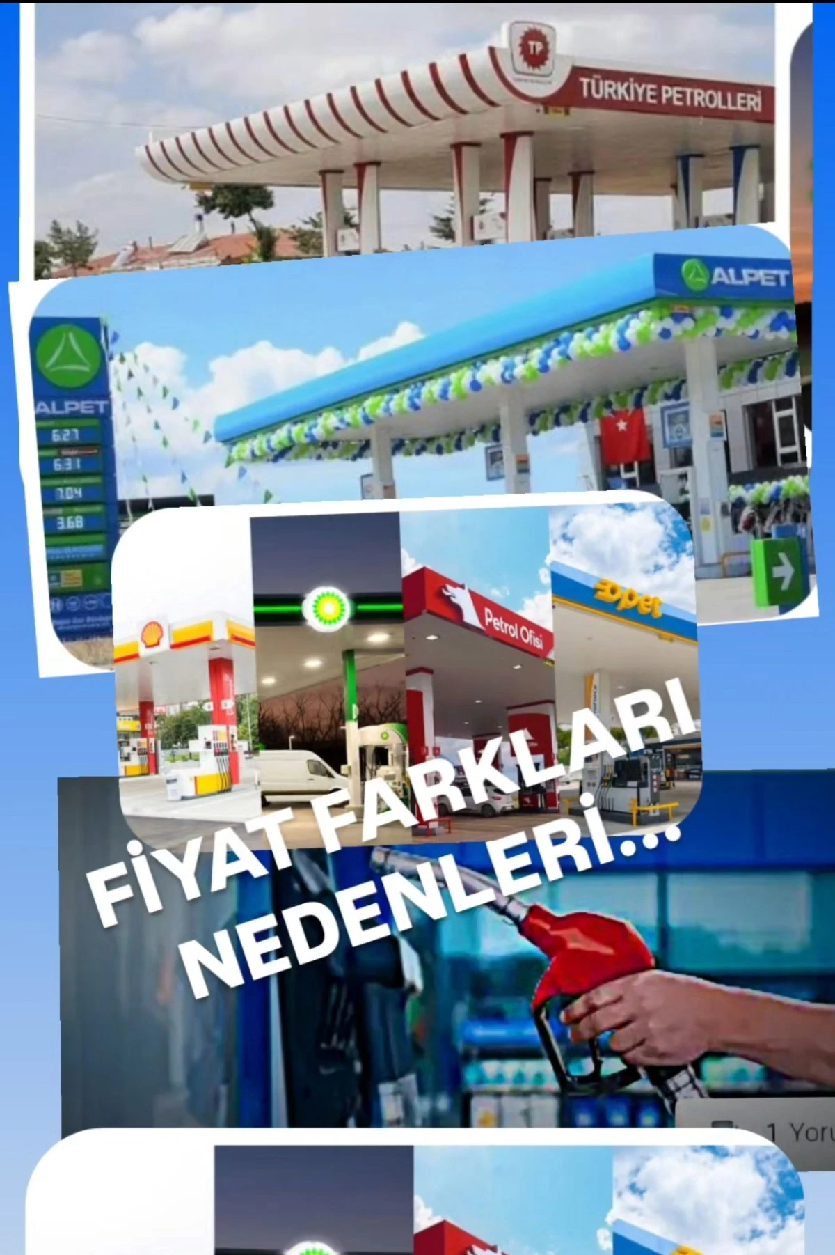 FİYAT FARKI VE NEDENLERİ...