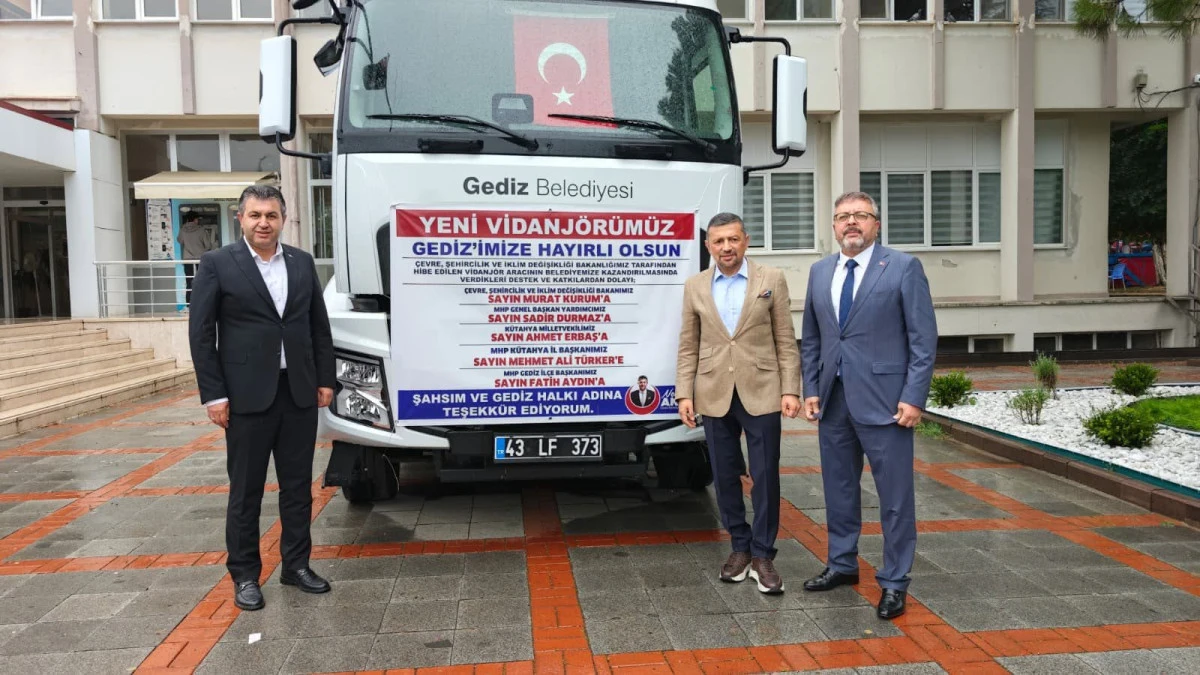 Gediz Belediyesi&rsquo;ne Yeni Vidanj&ouml;r Aracı