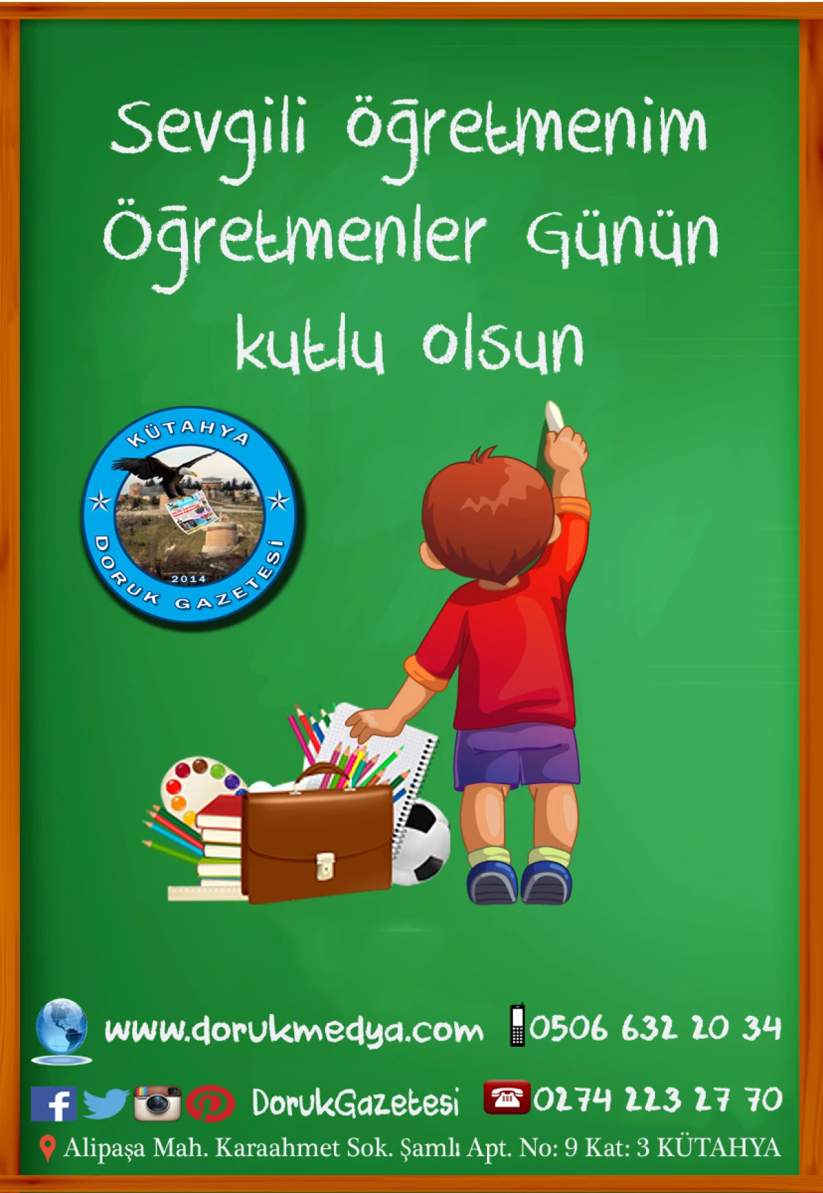 Geleceği Aydınlatan Tüm Öğretmenlerimizin Günü Kutlu Olsun