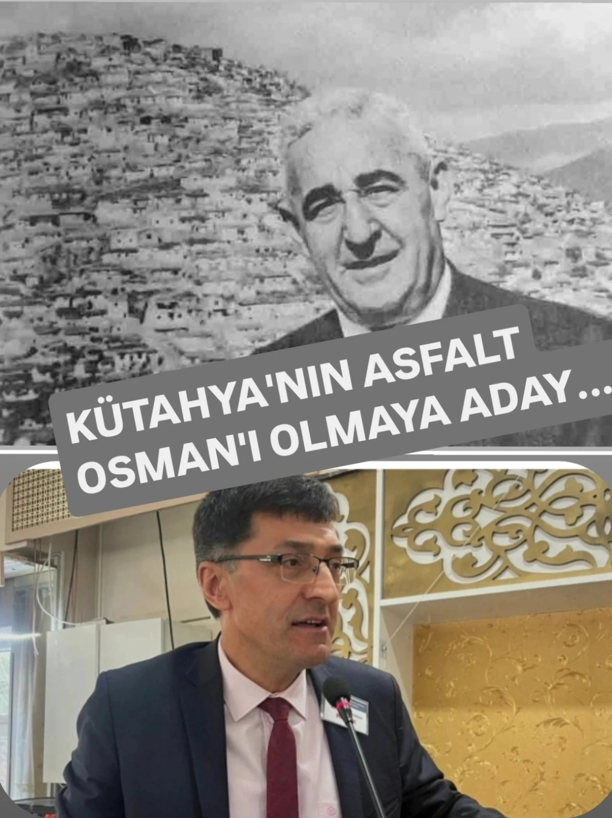 K&Uuml;TAHYA'NIN ASFALT OSMAN'I OLMAYA ADAY...