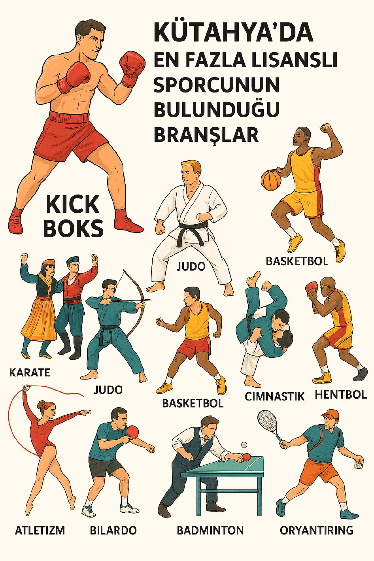 K&uuml;tahya&rsquo;nın En Pop&uuml;ler Branşı, Kick Boks