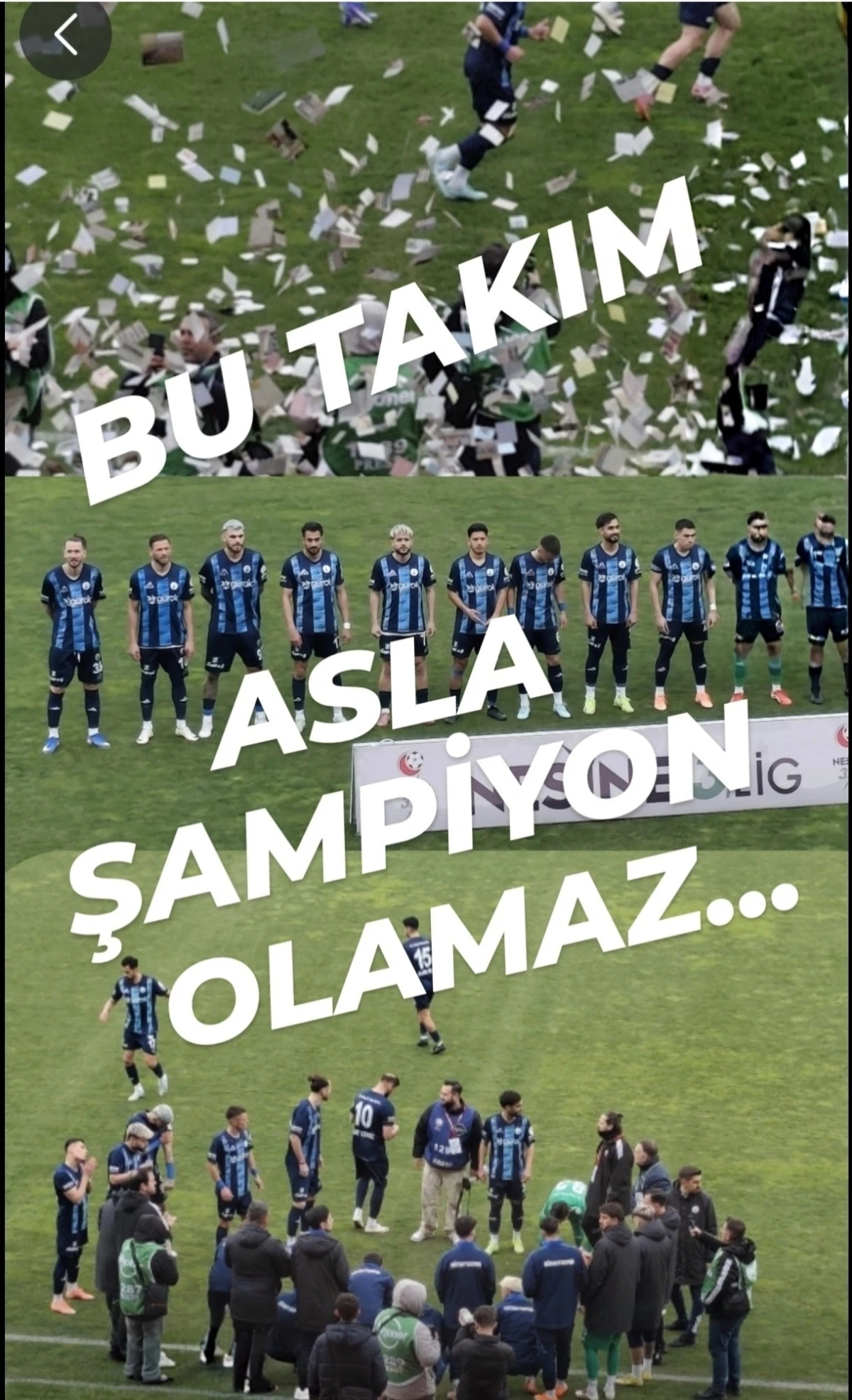K&Uuml;TAHYASPOR ŞAMPİYON OLAMAZ...!!!
