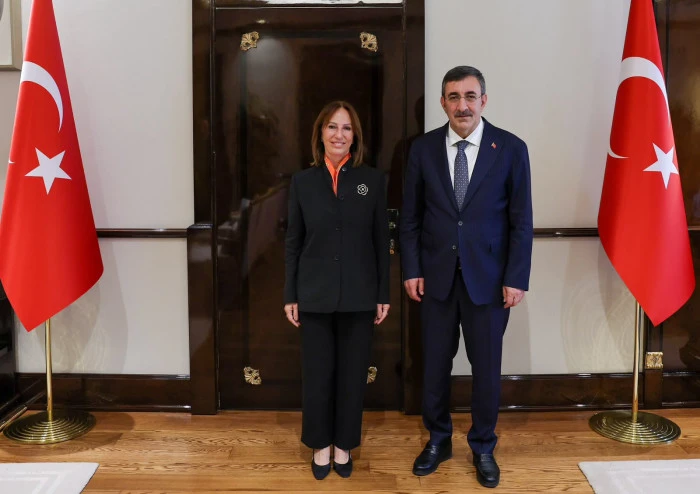 KUTSO Başkanı Esin G&uuml;ral Argat&rsquo;tan Cumhurbaşkanı Yardımcısı Cevdet Yılmaz&rsquo;a Ziyaret