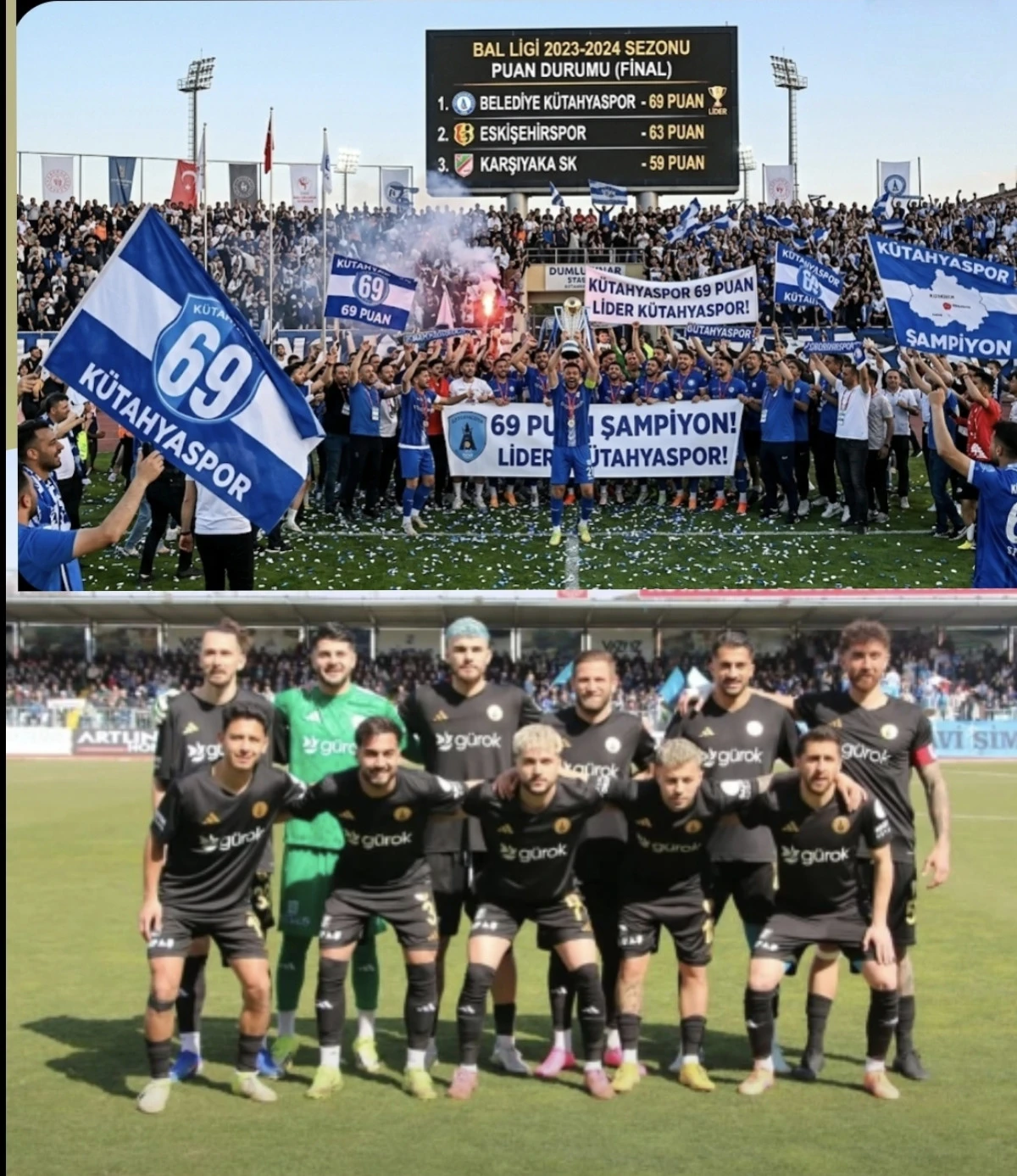 LİDER K&Uuml;TAHYASPOR'UN AYVALIK DEPLASMANINDAN UZATMALARDA ATTIĞI GOLLE 3 PUAN ALMASI ALT SIRALARDA OLANLARI RAHATSIZ ETTİ...