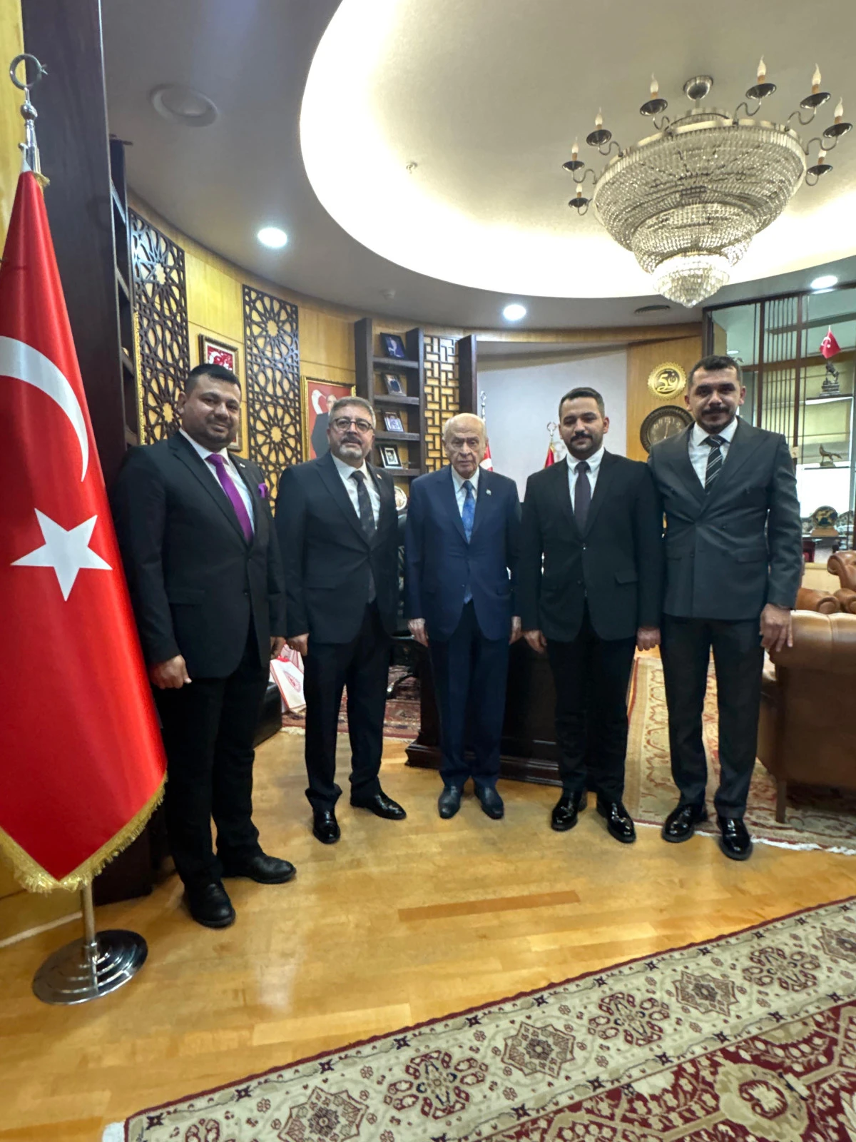 MHP K&uuml;tahya Teşkilatından Liderine Anlamlı Ziyaret