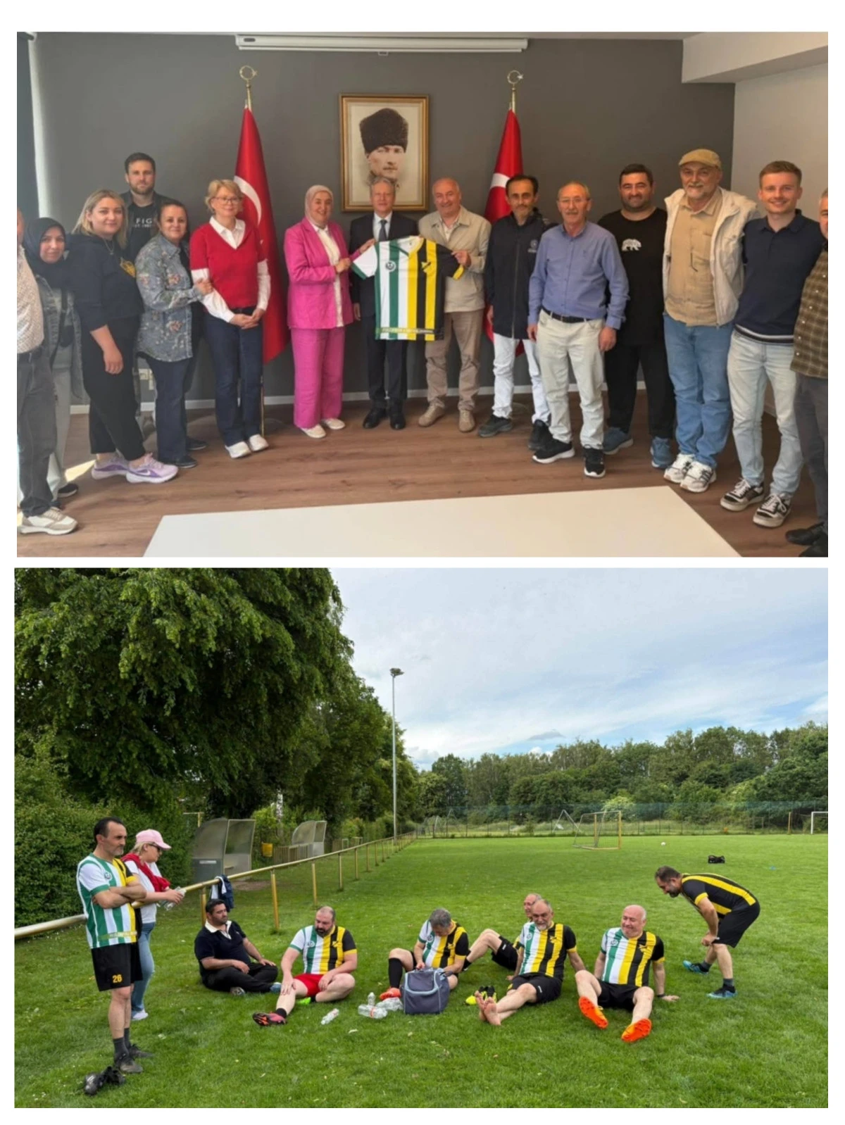 SV NİENHAGEN İLE GEDİZ/YEŞİL&Ccedil;AY SPOR KUL&Uuml;B&Uuml; ARASINDA TARİHİ KARDEŞLİK..!! 